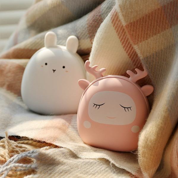 Mini Söpö Käsienlämmitin Talvilämmitin Käsienlämmitin Ladattava USB-virtapankki Lataus Kannettava Kätevä Lämmittävä Calentador tytöille Dpink4000mah