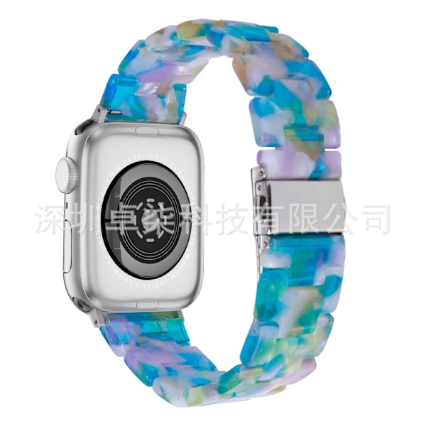 Klockarmband för Apple Watch iWatch 38mm/40mm/41mm Sjöblå