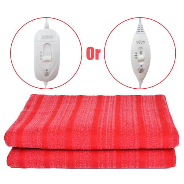 220V Elektrisk Värmefilt för Vintern, Enkel Kroppsvärmare, Uppvärmd Filt med Termostat, Elektrisk Värmefilt 150cmx70cm/150cmx130cm 150x130cm
