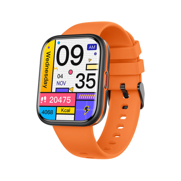 Smartwatch med understøttelse af puls, blodtryk, iltmætning, vejrudsigt, Bluetooth-opkald og musikstyring Red sealant