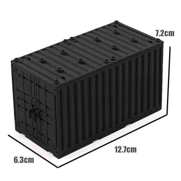 MOC Military Container Blocks Bricks Box for Boys WW2 War Base Technical Building Bricks Creative DIY Juguete Bloques Brinquedos container-green