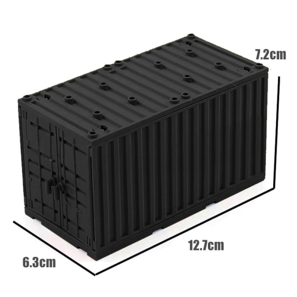 MOC Sotilaallinen Kontti Palikat Tiilet Laatikko Pojille WW2 Sota Tukikohta Tekninen Rakennus Tiilet Luova DIY Juguete Bloques Brinquedos container-grey