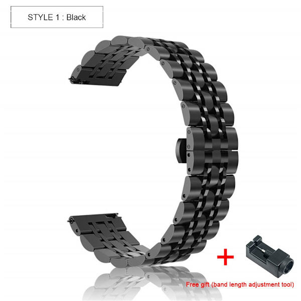 Håndleddsreim for HUAWEI WATCH GT 2 Pro gt2pro Metall rustfritt stål Reim Armbånd For HUAWEI gt2 pro Klokkereim Tilbehør Silver 2 For HUAWEI GT2 Pro