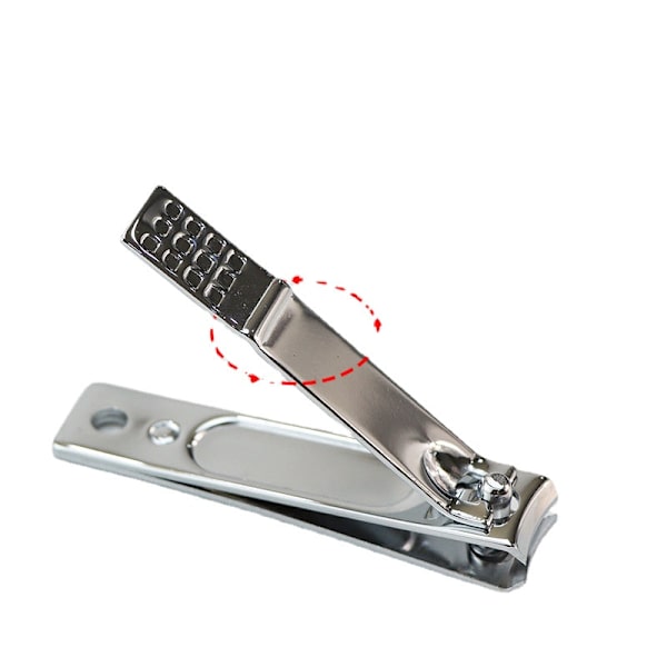 Store og små negleklippere i rustfritt stål, flatt skråkant, enkelt negleklippeverktøy for husholdningsbruk 08-3 small straight cut