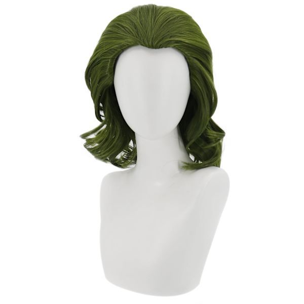 Elokuva Joker Cosplay Puku Täysi Setti Asut Miesten Halloween-asut Joker-univormu Punainen Puku Halloween Miehet Naiset Asu+Naamio only wig One size