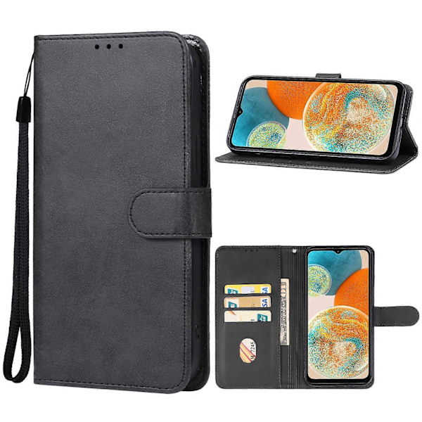 Läderfodral för Samsung Galaxy A23 5G Black