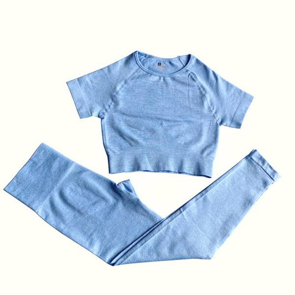 Yoga Sett Sportdrakt Trenings Active Antrekk Fitness Gym Sett For Kvinner Long Green Set L