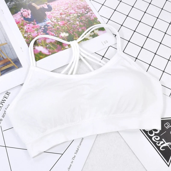 Joogaliivit naisille, pehmustetut liivit, urheiluliivi, alusvaatteet White Free Size
