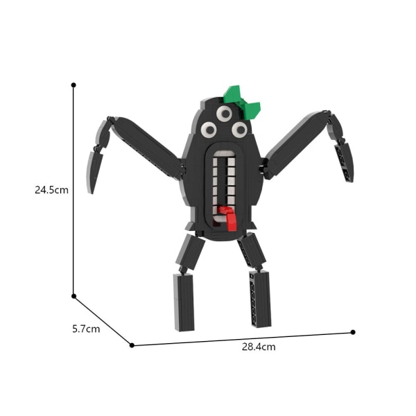 Buildmoc Byggkloss Leksak Fjärde Garten of Banban Green ( number 371, weight 0.126)