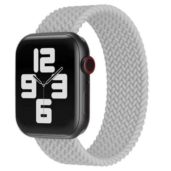 Klockarmband för Apple Watch iWatch 38/40/41mm L 155mm Pärlvit