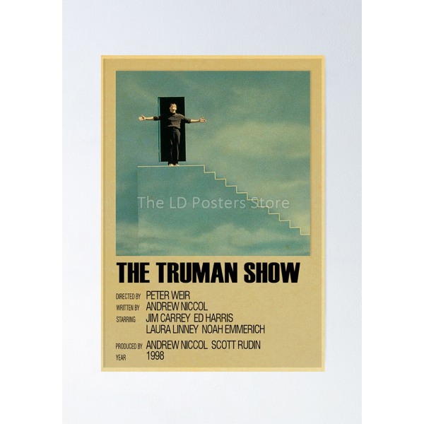Klassiska Filmer The Shawshank Redemption/Green Book/The Truman Show/Flipped Affischer Väggkonst Målningar för Hemrum Väggdekorationer 30X21cm-A4-No Frame R01918