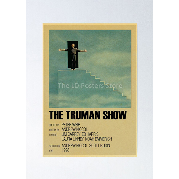 Klassiska Filmer The Shawshank Redemption/Green Book/The Truman Show/Flipped Affischer Väggkonst Målningar för Hemrum Väggdekorationer 42X30cm-A3-No Frame R01929