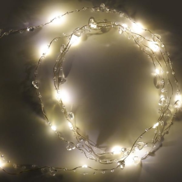 Batteri Perle LED Lys, Perle LED Kobber Lysstreng Eventyrlys, Bryllup Familie Fest LED Lys, Juledekorationslys Default Title