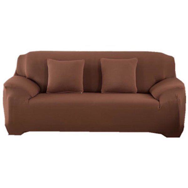 1-4 Personers Lænestol Sofa Betræk Retro Lænestol Sofa Betræk Blødt Sofabetræk 17 Farver Coffee 1 seater
