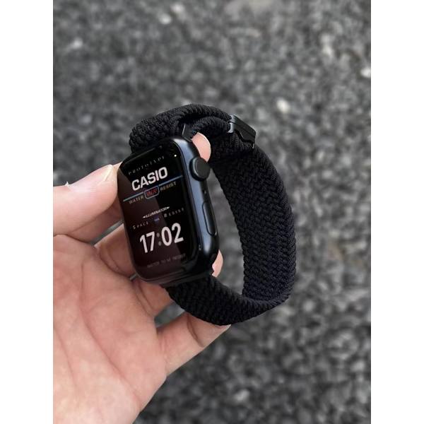 Kellon ranneke Apple Watch iWatch 38/40/41/ 10. sukupolvi 42mm yleismallin musta