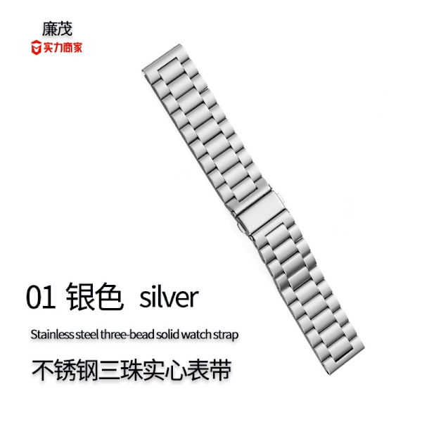 Klockarmband för Apple Watch iWatch 38/40/41 rem Silver