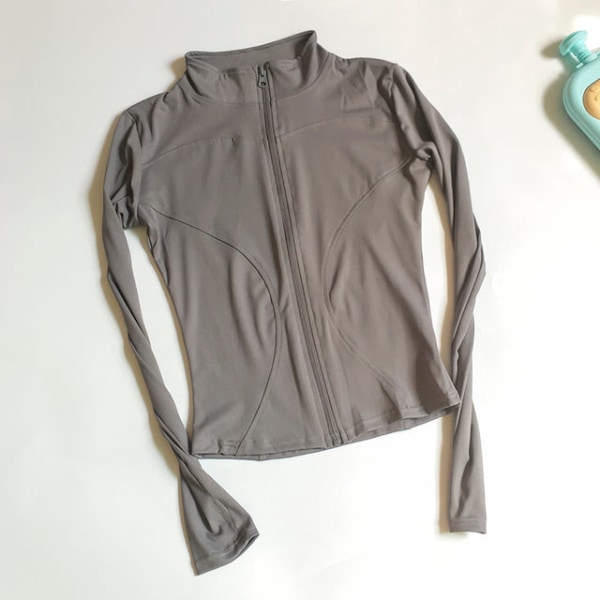 Yoga Tröja Gym Top Träningskläder Löparkläder Träningskläder Dam blue XL