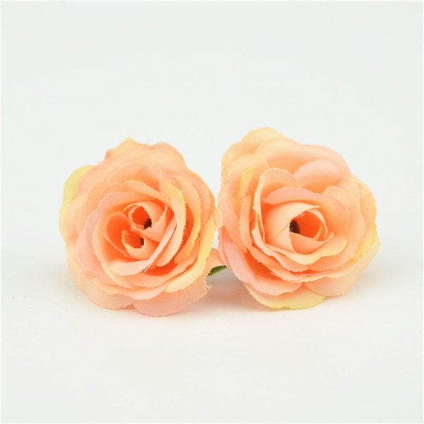 10 stk. 2,5 cm Mini Rose Klud Kunstig Blomst Til Bryllupsfest Hjem Værelse Dekoration Bryllupssko Hatte Tilbehør Silkeblomst Tiffany