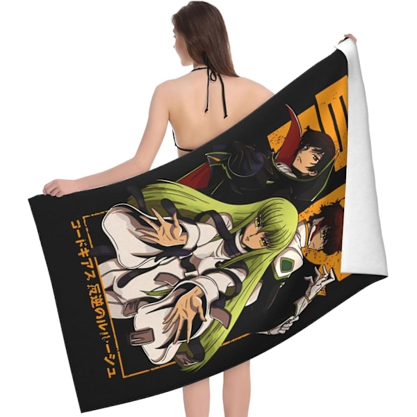 Anime Code Geass - Snabbtorkande badhanddukar, poolhanddukar för resor, strandYT09