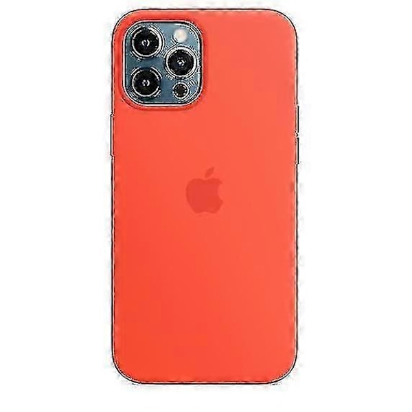 Silikonskal med Magsafe för iPhone 12 Pro Max Dark Orange