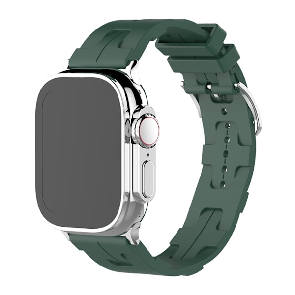 Klockarmband för Apple Watch iWatch 38/40/41mm rått öronfäste Klöverfärg