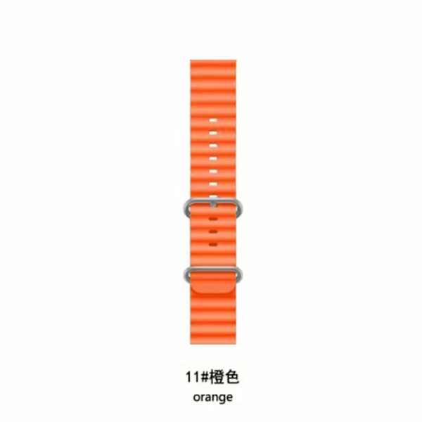 Kellon ranneke Apple Watch iWatch 38/40/41 S10 42mm yleismallinen oranssi