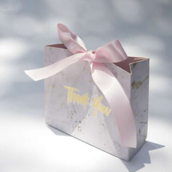 15 st Tack Partygåva Presentförpackning bröllop godisask Baby Shower Papperspresentpåse Födelsedag Jul Gåva Presentaskar Förpackning White box-gold 10X11.5X4.5CM