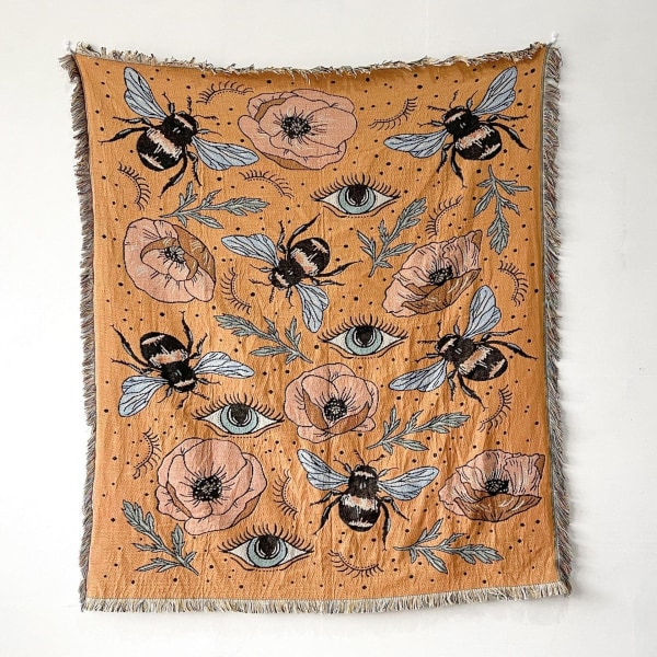 Sofatæppe Gobelinstof Boheme Tæppe Fritidstæppe Betræk Tæppe Kvaster Tæppe Sofahåndklæde Tråd Tæppe Sofabetræk Tæppe XT07-11 130x150