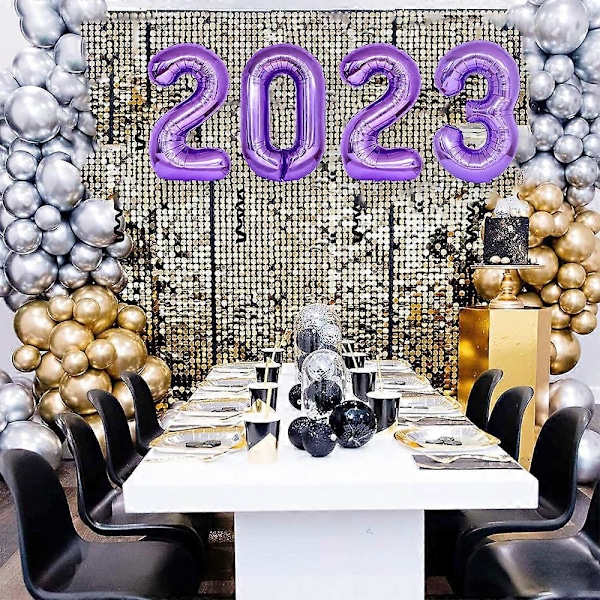 Ballongsiffror 2023 - 2023 Ballonger | Gott Nytt År Dekorationer 2023 | Seniordekorationer 2023 style3020 style3020