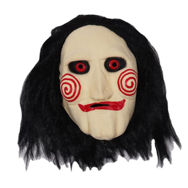 Film Saw Jigsaw Killer Halloween Fest Horribel Skræmmende Maske Cosplay Kostume Latex Masker Rekvisit Default Title