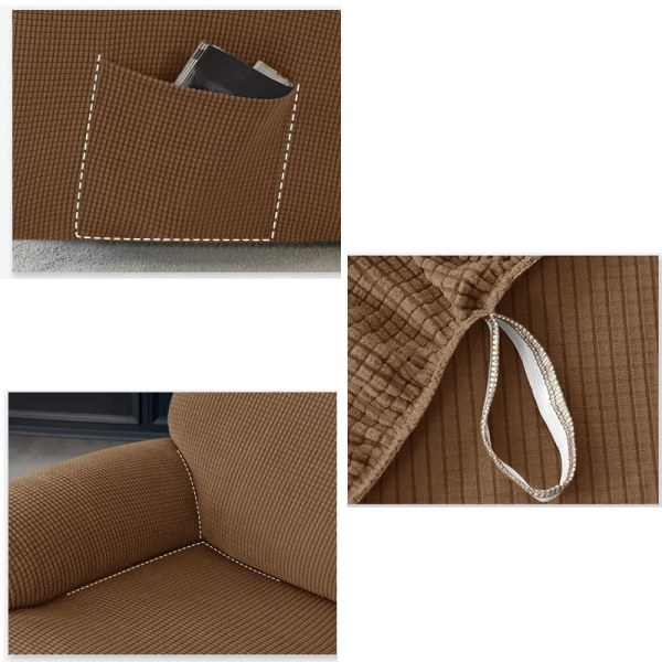 Lenestoltrekk Delt Relax Altomfattende Lat Stol Trekk Sjeselong Enkelt Sofa Trekk Armstol Trekk A1 Recliner Cover