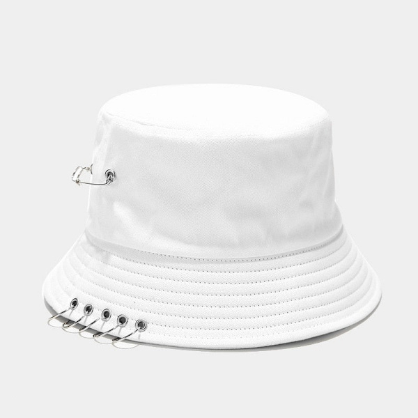 Dame bucket hat Ring Sød Dame Flad Mode Sort Bob Hat Hip Hop Fiskehat Sommer Panama Fisker Streetwear Ny Hat Beige One Size