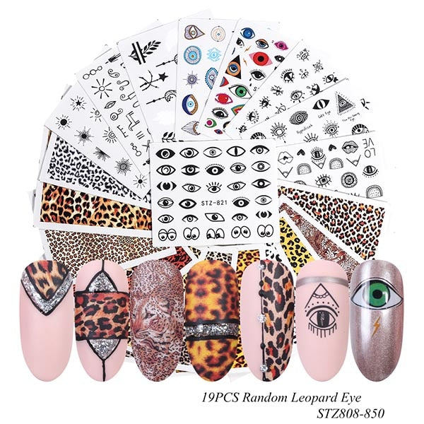 Halloween Serie Nagelstickers Set Söta Pumpa Dödskalle Transfer Sliders För Naglar Vattenstämpel Temporära Tatueringar Dekaler CHSTZ856-879 STZ856-879 24pcs