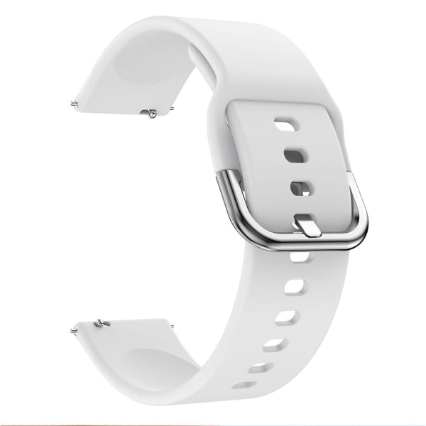 22mm pehmeä silikoni ranneke Fitbit Versa -kelloon, korvaavat lisävarusteet, rannekoru, ranneke Fitbit Versa -kellon rannekkeisiin white 22.5mm