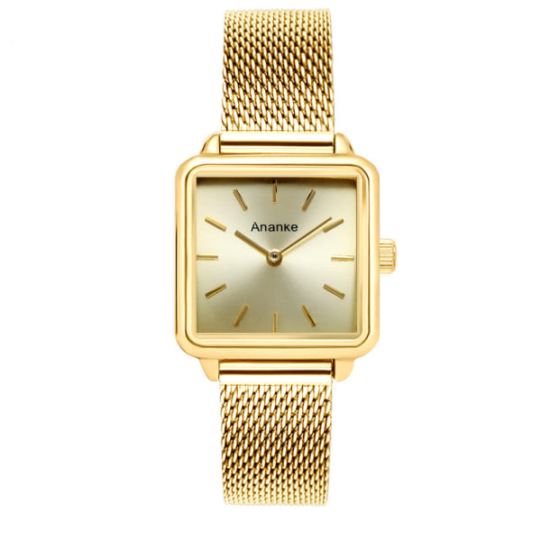 Dameur Mode Casual Dameur Japansk Urværk Læderrem Vandtæt Quartz Ur An2510