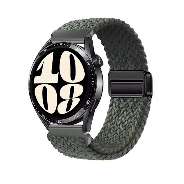 Kellon ranneke Apple Watch iWatch 42/44/45/49/ S1046MM tumman oliivinvihreä musta solki