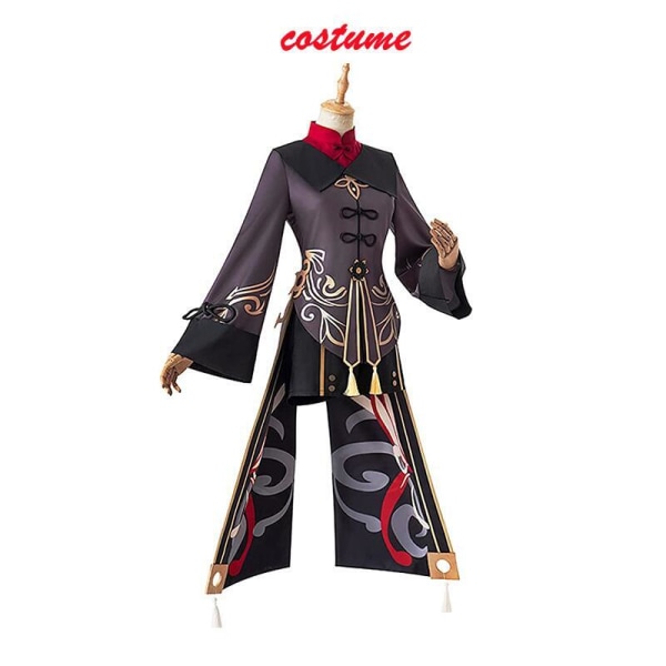 Cosplay-asut peliin Genshin Impact, cosplay-peruukki, hattu, takki, asusteet, puku, joulu-, Halloween-asut naisille wig M