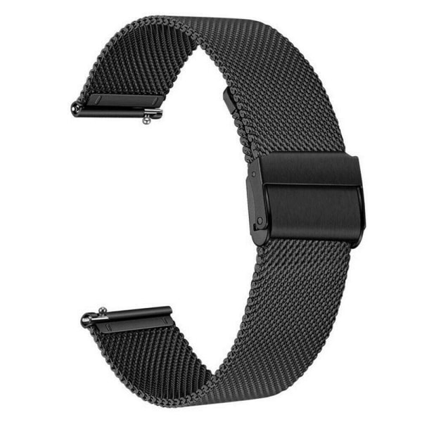 Rostfritt stål Milanese Armband Armband För Huami Amazfit GTS 2 / GTR 2 band 20 /22mm rem För Samsung Galaxy 42mm 46mm Black Amazfit GTR 2