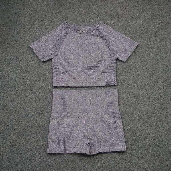 Yoga Set Träningskläder Gym Sport Löpning Träningskläder För Kvinnor Wine red L
