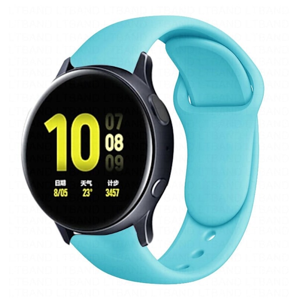Silikoniranneke Samsung Active 2 -rannekkeelle Gear S3 frontier -rannekoru Galaxy watch 3/46mm/42mm/Active 2 40mm 44mm -ranneke Pulan 20 Galaxy watch 3 45mm