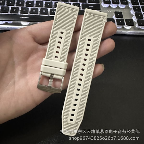 Kellon ranneke Apple Watch iWatch 42/44/45/49/s10 46mm -liitännälle Tähtisumu Väri GT4 nylon silikonihihna