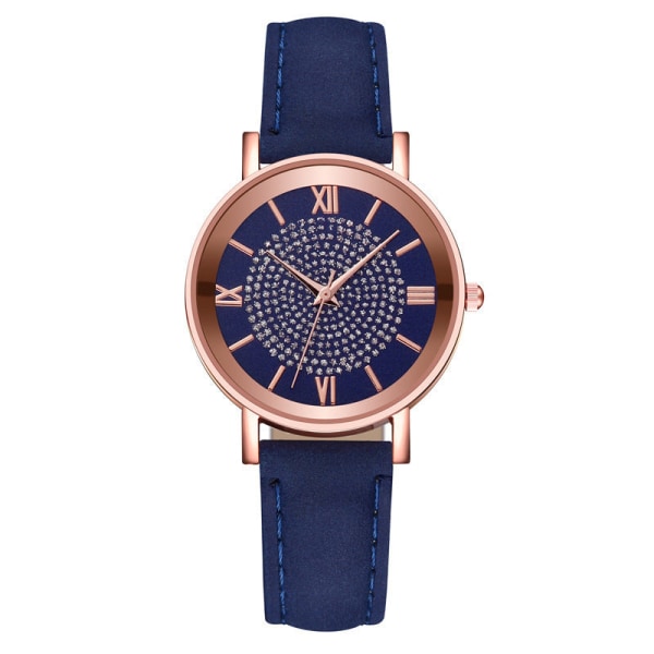 Gypsophila Dameur Mode Multi-Farvet Romersk Skala Quartz Armbåndsur Dame Brown