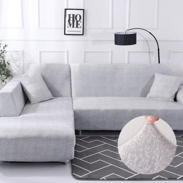 Sofföverdrag för vardagsrum Stretch Tryckt Sofföverdrag L-form Hörnsofföverdrag funda soffa Elastiskt Sofföverdrag 1/2/3/4-sits Color 26 3-seat 195-230cm