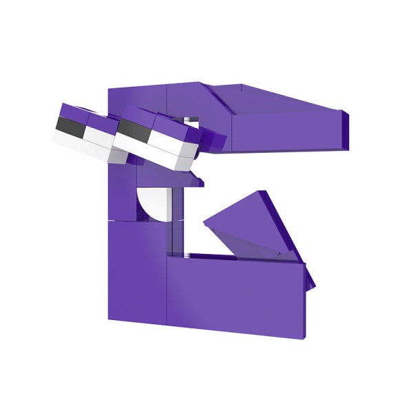 Buildmoc Børns Pædagogisk Legetøj Pædagogiske Alfabet Byggeklodser Alfabet Byggeklodser Legender W (particle number 60) 9.6*1.9*6.4