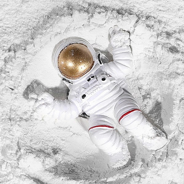 Robust Køleskabsmagnet DIY Håndværk Resin 3D Effekt Astronaut Tavlemagnet Boligindretning F F