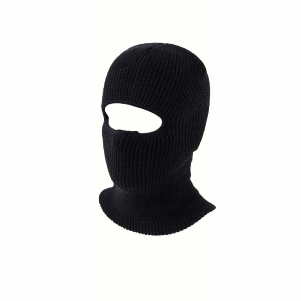Unisex Kokokasvon peittävä 1-reikäinen hiihtomaski Balaclava Pipopipot Miehille Naisille Armeijan taktinen Cs Tuulenpitävä neulepipo Talviset lämpimät pipot Gray