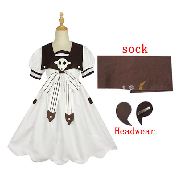 Toalettbundet Hanako Kun Yashiro Nene Cosplay Kostyme Kjole Parykk Hodeplagg Prop Halloween Kostyme Kjoler style2 One Size