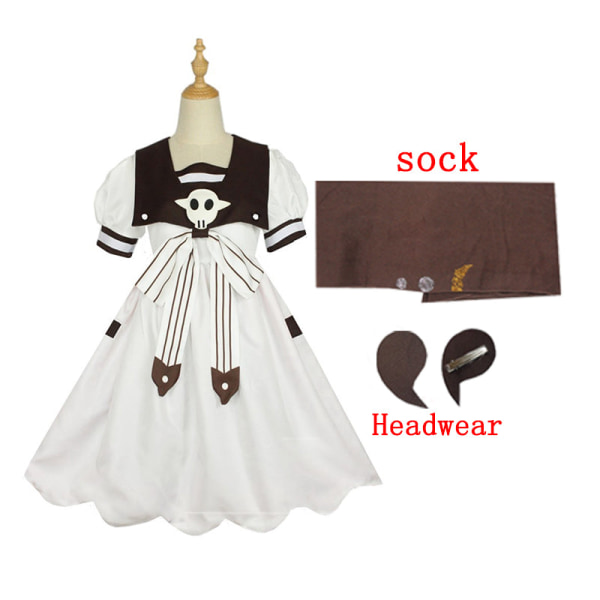 Toalettbundet Hanako Kun Yashiro Nene Cosplay Kostyme Kjole Parykk Hodeplagg Prop Halloween Kostyme Kjoler style3 One Size