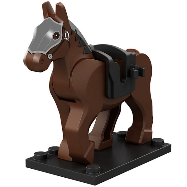Enkelt Salg Middelalder Ridder Romersk Krigshest Rohan Dyr Byggeklodser Actionfigurer Legetøj Til Børn Koruit XP1007-1016 XP1010