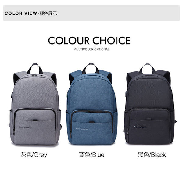 Trendy polyamid Sport Ryggsekk for Reise Blue
